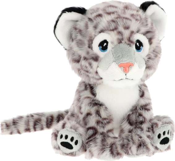 Keel Toys Keeleco sněžný levhart – ekoplyšák 14 cm