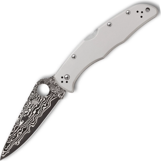 Spyderco Endura 4 titanový kapesní nůž s damaškovou čepelí 9,7 cm