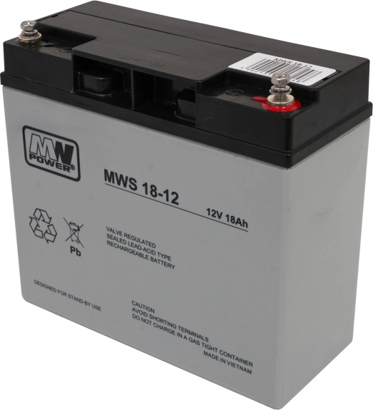 Bezúdržbový gelový akumulátor 12V 18Ah