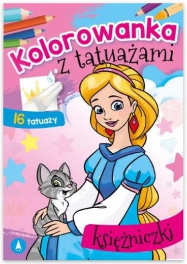 Omalovánky s tetováním – Princezny