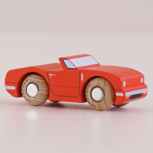 Le Toy Van dřevěné autíčko Marc v závodní červené