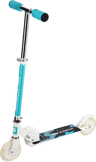 Skládací dětská koloběžka NILS Extreme HD505, tyrkysová