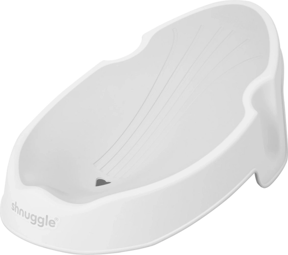 Shnuggle lehátko do vany white/grey