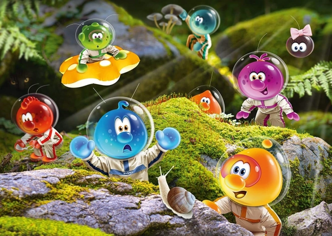 Puzzle SCHMIDT Spacebubble Club: přistání v mechovém lese 1000 dílků