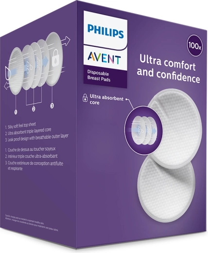Philips Avent jednorázové prsní vložky 100 ks