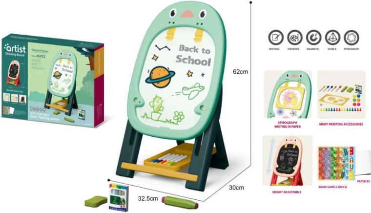 Zelená kreslicí tabule pro děti