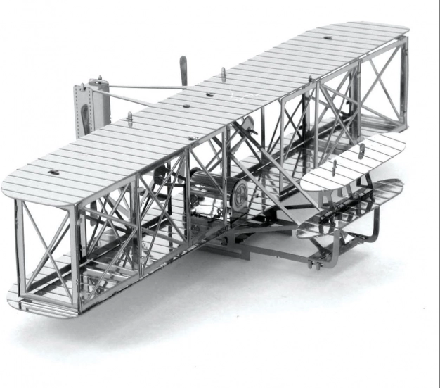 3D puzzle Letadlo Bratří Wrightových od Metal Earth
