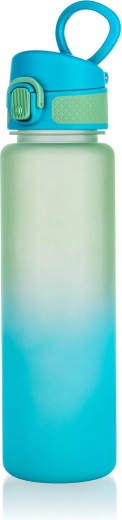 Sportovní láhev na vodu 750 ml modro‑zelená