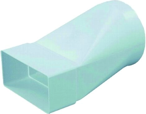 Přechodový kus 104/110 × 55 mm pro kulatý a plochý vzduchotechnický kanál