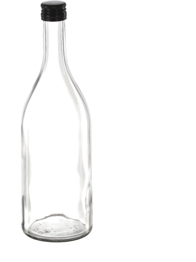 Láhev BDR 500 ml se šroubovacím uzávěrem fi 25 (8 ks)