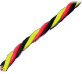 Třížilový kroucený servo kabel Hitec 3 × 0,33 mm - 1 m