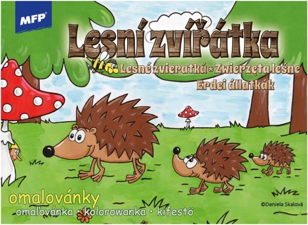 Omalovánky Lesní zvířátka