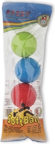 Androni sada 4 měkkých míčků, průměr 7 cm