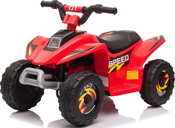 Dětská elektrická čtyřkolka červená