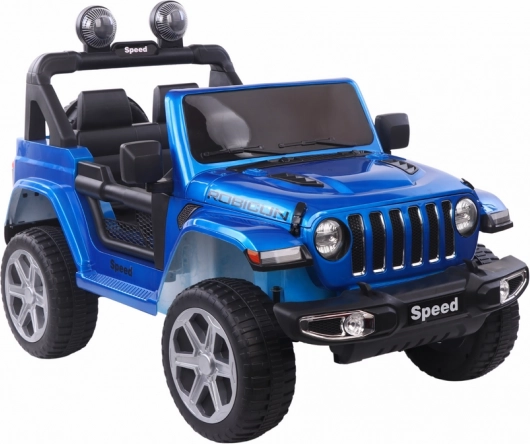 Pojízdné auto na baterii modré lakované 4x4