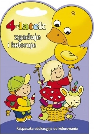 4leté dítě hádá a vybarvuje – edukativní omalovánky