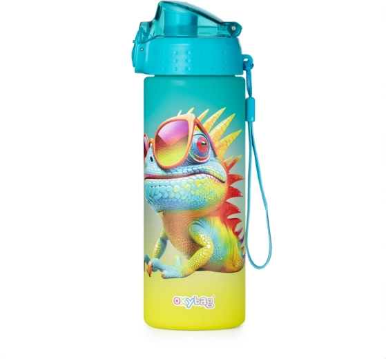 OXY Click láhev na pití 600 ml crazy animals chameleon