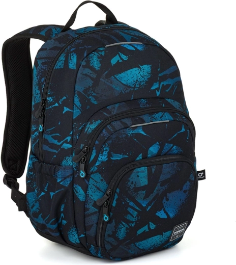 Studentský batoh Topgal Skye blue abstract