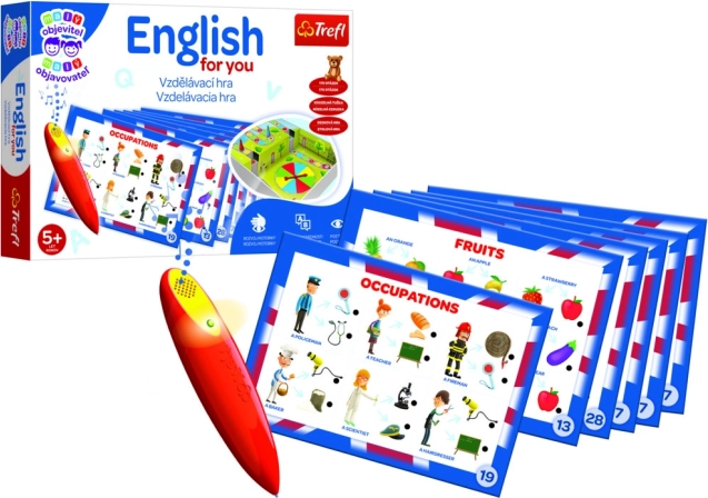 TREFL Malý objevitel: English for you s kouzelným perem