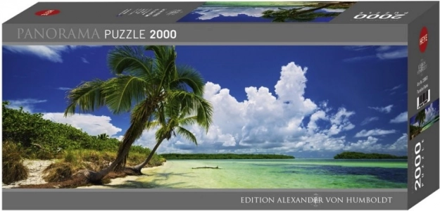 Puzzle 2000 dílků Heye – rajské palmy