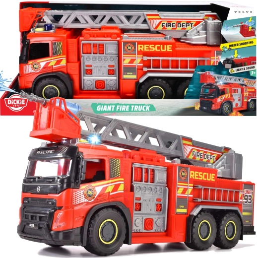 Dickie Toys velký hasičský vůz Volvo SOS 57 cm