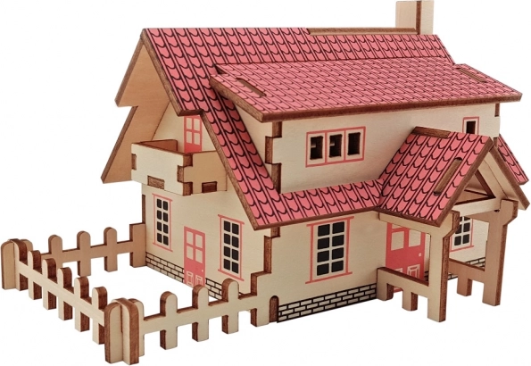 WOODCRAFT dřevěné 3D puzzle ranč