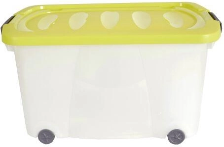 Úložný box na kolečkách s víkem 60 × 40 × 32 cm, plast