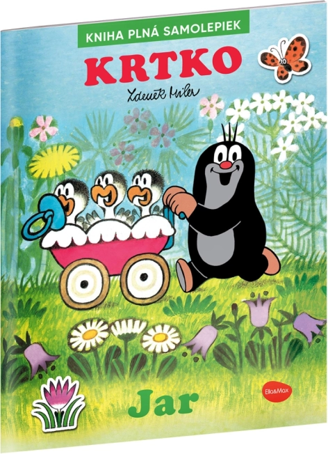 Krtko a Jaro - Kniha samolepek