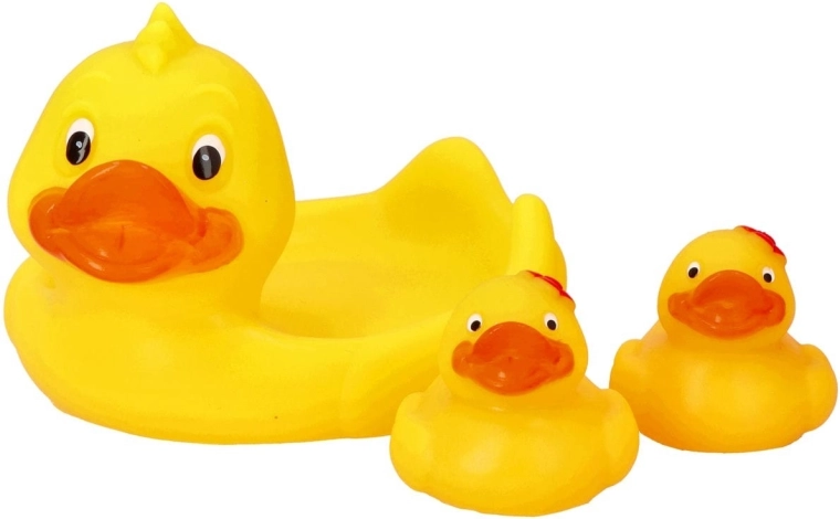 Koupelová hračka a mýdlenka Moms Care kachničky - 3 ks