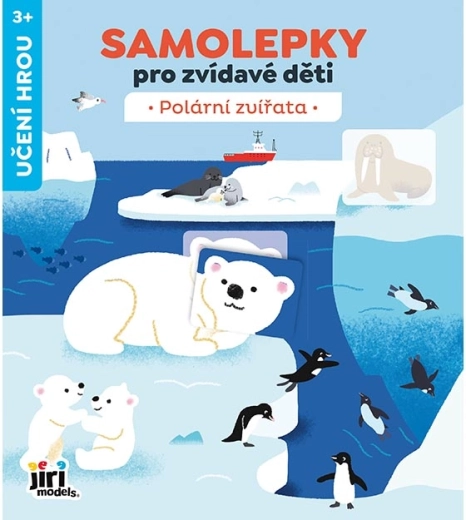 Samolepková knížka pro zvídavé děti polární zvířata