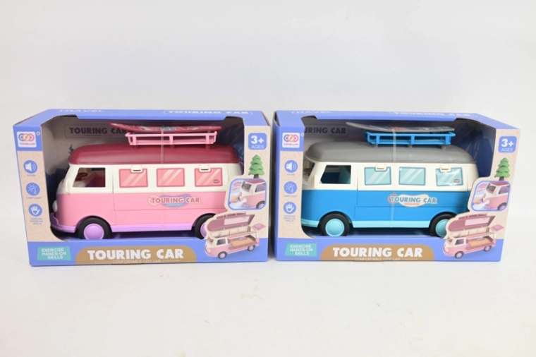 Retro camper van se světly a zvuky 24 cm