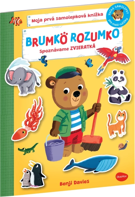 Samolepková knížka Brumko Rozumko: Poznáváme zvířátka