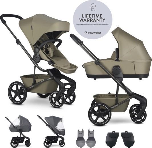 Easywalker Harvey NXT xl set – kombinovaný kočárek moss green