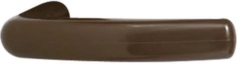 Interiérová klika Klasik hnědá, plastová, 1 pár
