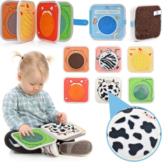 2Kids Toys senzorická kniha zvířátka - 1 kus