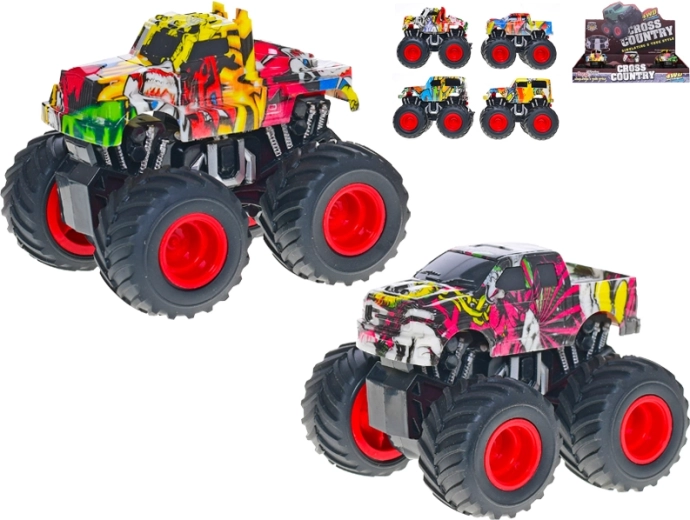 Monster truck na setrvačník 12 cm