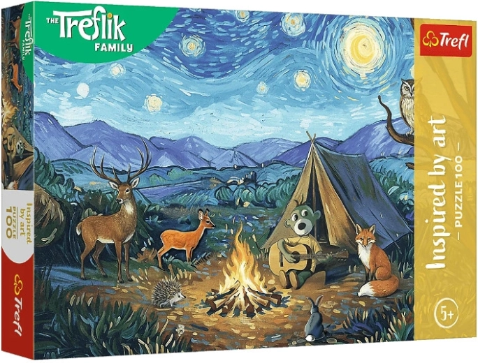 Trefl Inspired by Art puzzle při ohni 100 dílků