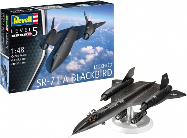 Plastikový model Letounu Lockheed SR-71 Blackbird 1/48