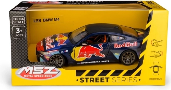 MSZ model auta BMW M4 Red Bull v měřítku 1:23