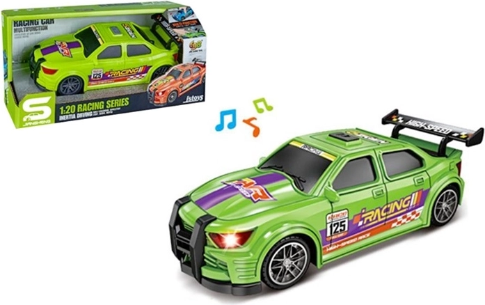 Sportovní auto se světlem a zvukem