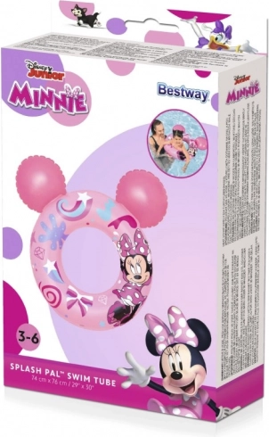 Bestway nafukovací plavecký kruh 91 cm – barevný