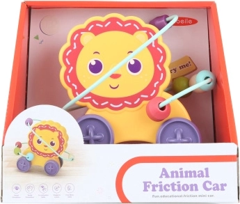 Plastový labyrint lev na kolečkách pro děti