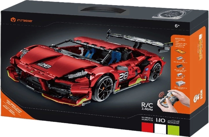 iM.Master RC super sportovní auto na dálkové ovládání 1:10 červené