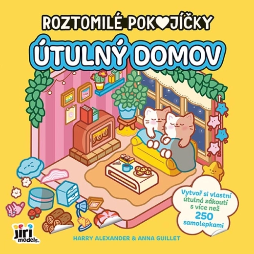 Roztomilé pokojíčky Útulný domov – samolepková knížka