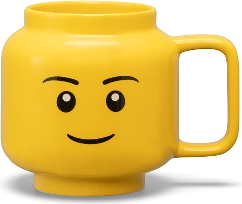 Lego keramický hrnek 530 ml – hlava minifigurky chlapec