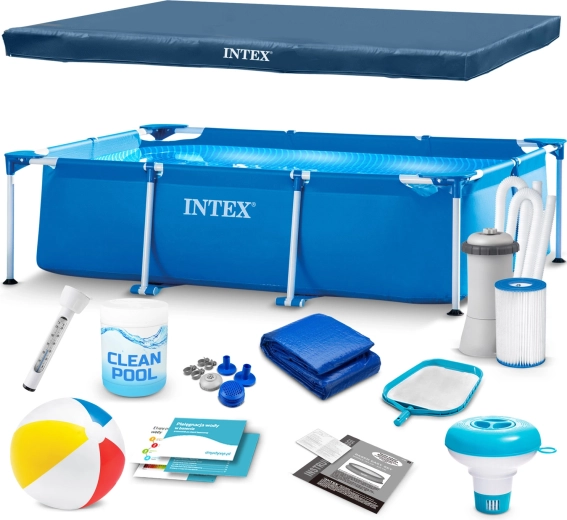 Zahradní rámový bazén 300 × 200 × 75 cm set INTEX