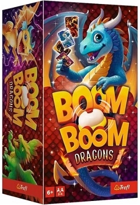 Trefl Boom Boom Smoki – postřehová karetní hra s bzučákem