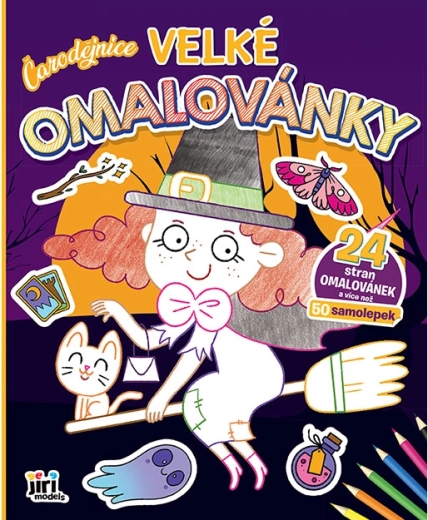 Velké omalovánky čarodějnice