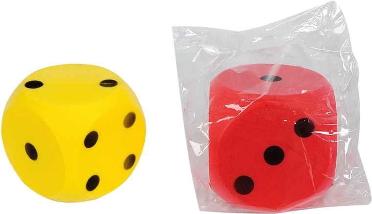Měkká hrací kostka Androni (2 varianty) - 1 kus