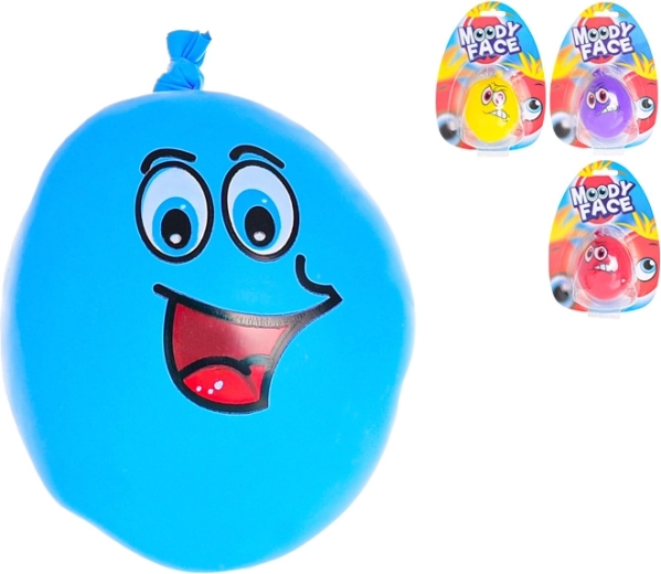 Tvarovací antistresový míček s obličejem 7 cm